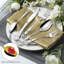 20 Piece Stainless Steel Cutlery Set With Embossed And Openwork Design, Elegant Steak Knife And Dessert Spoon For Formal Dining And Restaurant Use