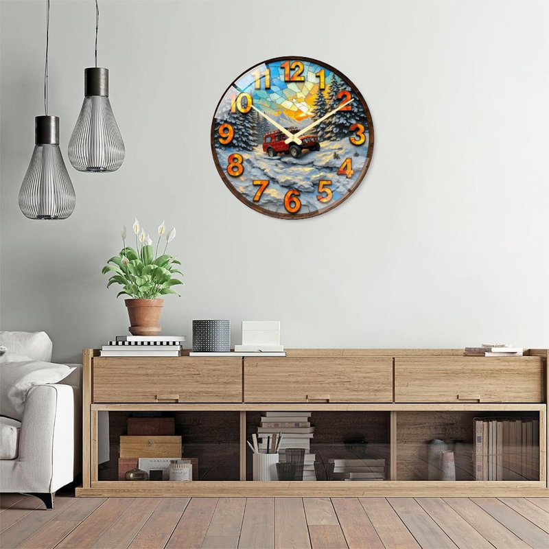 Horloge murale moderne 24 po