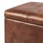 Repose-pieds 24 po en similicuir avec rangement-469151845