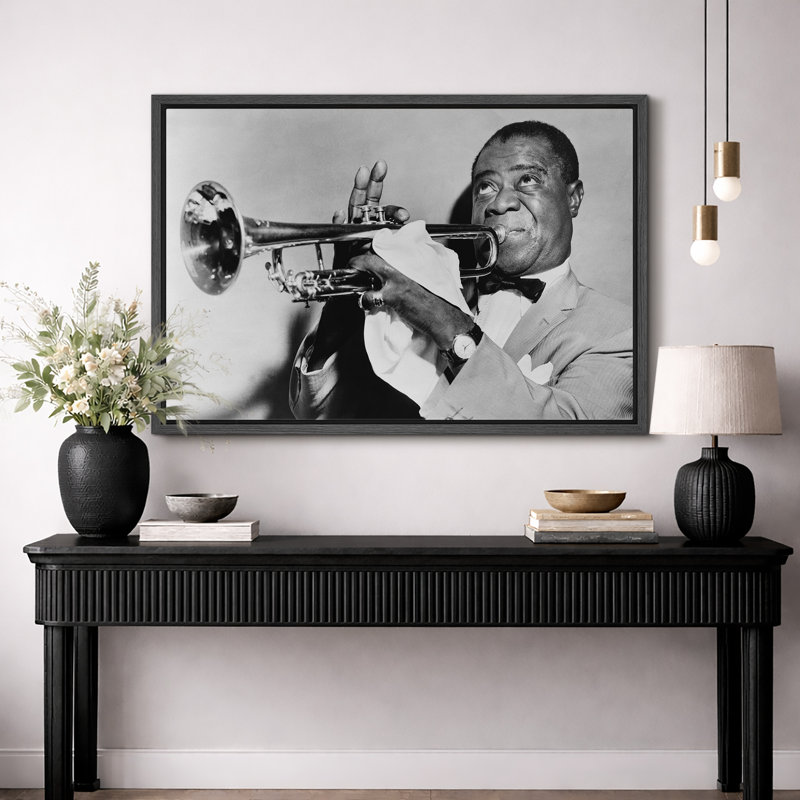 Louis Louis Jazz, Cadre flottant noir, H 24 po x l 36 po