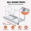 Metal Open Pull Out Rubbish Bin - 35L