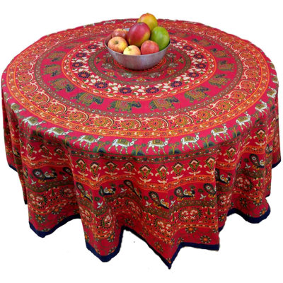 Murad Cotton Elephant Tablecloth