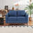 Idrissi 50" W Classic Loveseat With Nailhead Trim & Square Arm-106918624