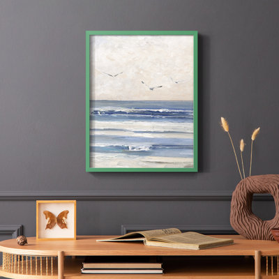 «Soft Morning», reproduction encadrée - bois massif