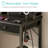 Small Computer Desk With Drawers & Monitor Stand Charging Station-404313864