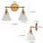 Emilye Brass Dimmable Armed Sconce