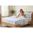 4-Piece Double/Full Size Bed Sheet Set - Soft Printed Microfiber Sheets with Deep Pockets - Wrinkle, Fade & Stain Resistant - Stamped Leaves Pattern-128921893-128921898