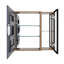 Armoire de salle de bain avec miroir 29,63 po avec rangement, armoire à pharmacie murale avec porte miroir, tablettes réglables en verre