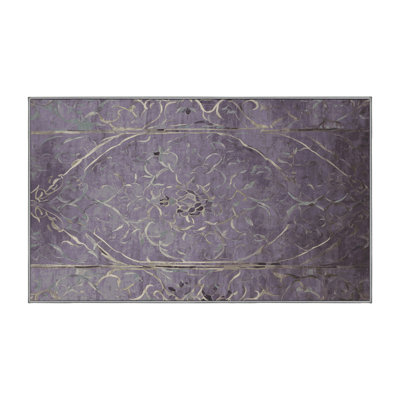 Machine Washable Pink Area Rug