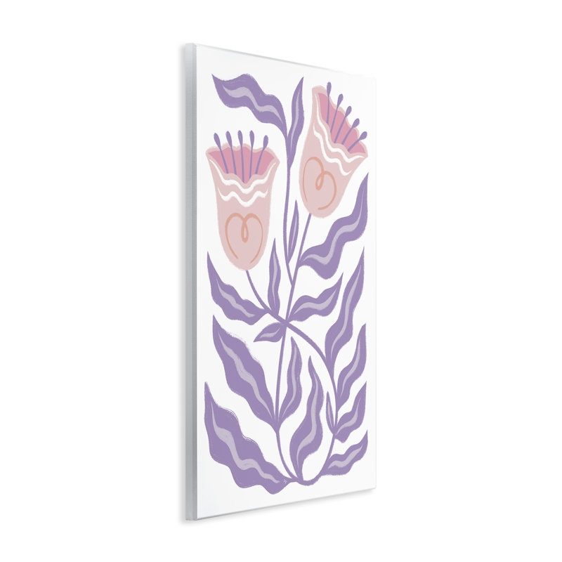 «Wavy Mauve Blooms» par Martina Pavlova, H 19 po x l 13 po
