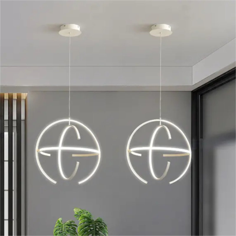 Silver Modern LED Pendant Light
