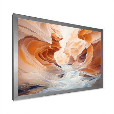 Canyon Antelope, art liquide III sur toile