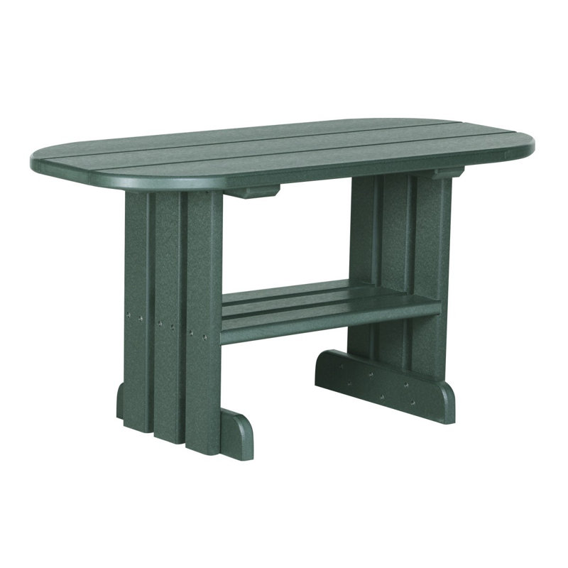 Table basse en plastique Haffey, Vert