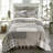 Donna Sharp Smoky Cobblestone Ragged Pieced Cotton Queen Quilt -1202636401