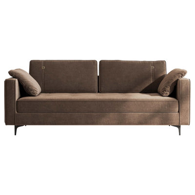 Retro velvet sofa cover with plush texture Machine washable Fits 3-4 seater sofas