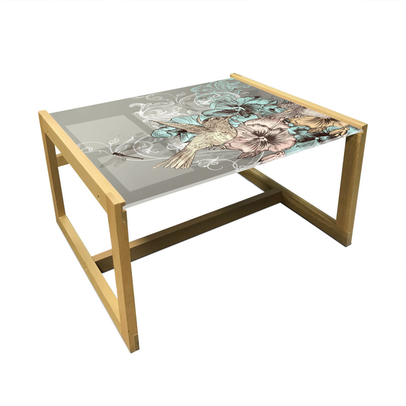Jamia Trestle Coffee Table, 40cm H x 74cm W x 62cm D