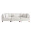 3 - Piece Upholstered Corduroy Modular Sectional with Pillow Back and Solid Wood Legs-1460685231