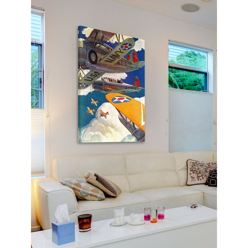 U.S. Navy - Wrapped Canvas Print, 46cm H x 30cm W x 4cm D