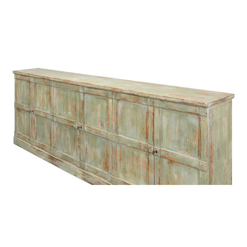 Boxholm 112'' W Solid Wood Sideboard, Sage