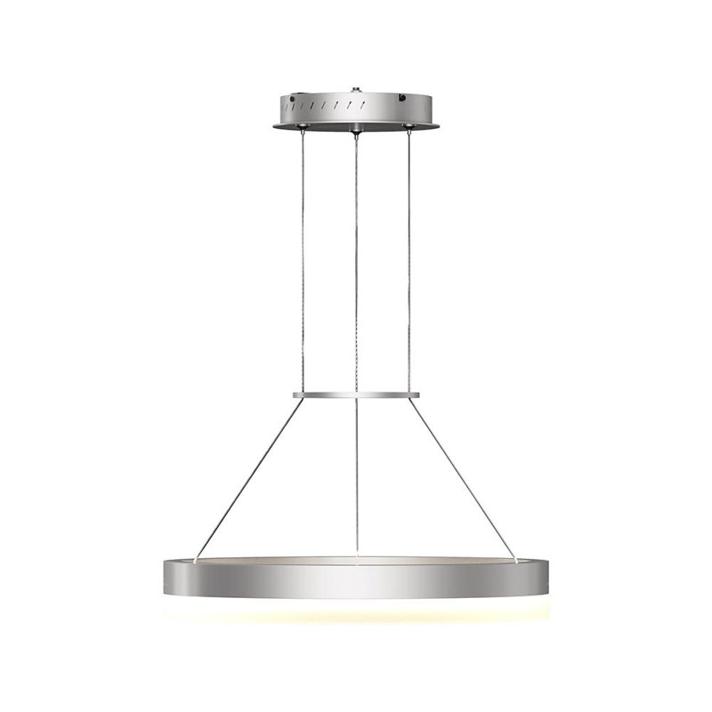 Luminaire suspendu à DEL unique et unique à niveaux 1 lumière Aelen, Aluminium