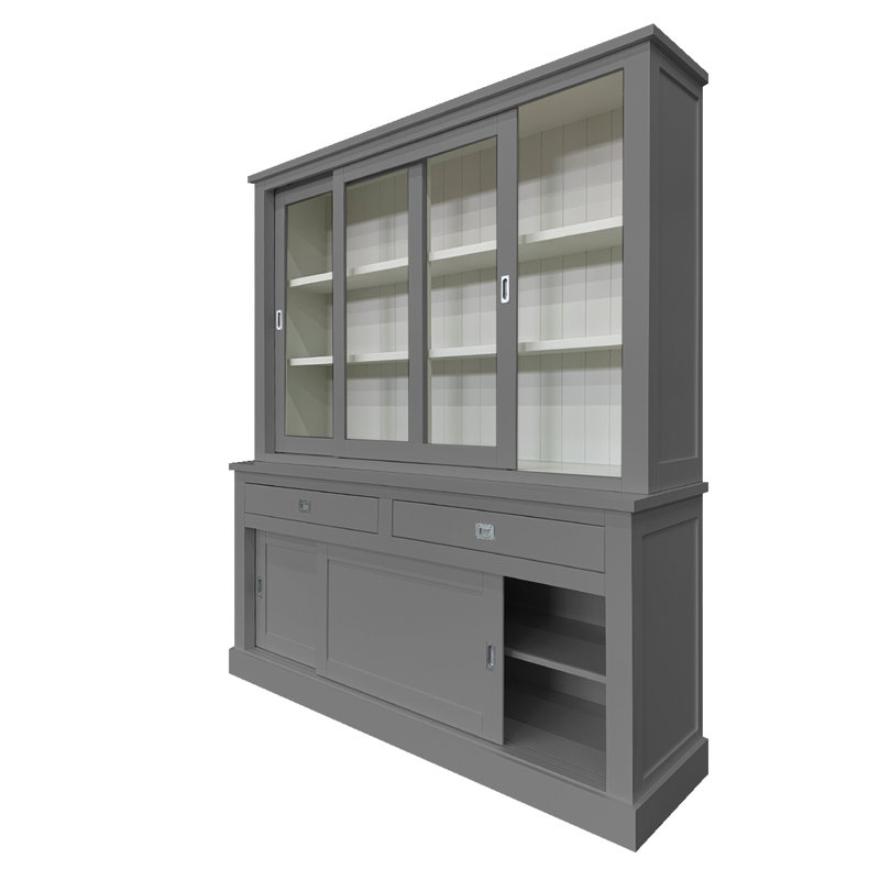 Antione Display Cabinet, Dusty Grey 