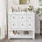 Janus 36" Single Bathroom Vanity with Marble Top-1658010043