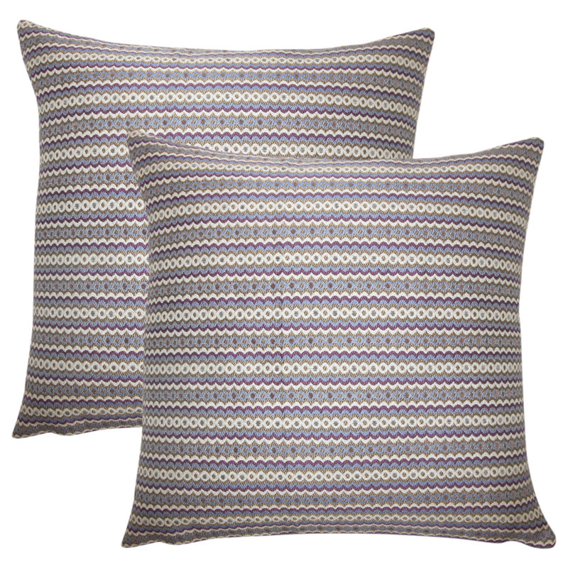 Geometric Reversible Throw Pillow