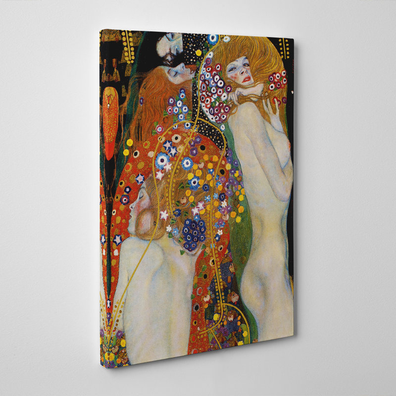 Gustav Klimt - Wrapped Canvas Painting, 50cm H x 35cm W
