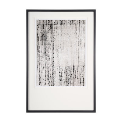 Dot Texture Tan III by  Studio Hand Embellished Textured Framed Art Print Matted under Glass