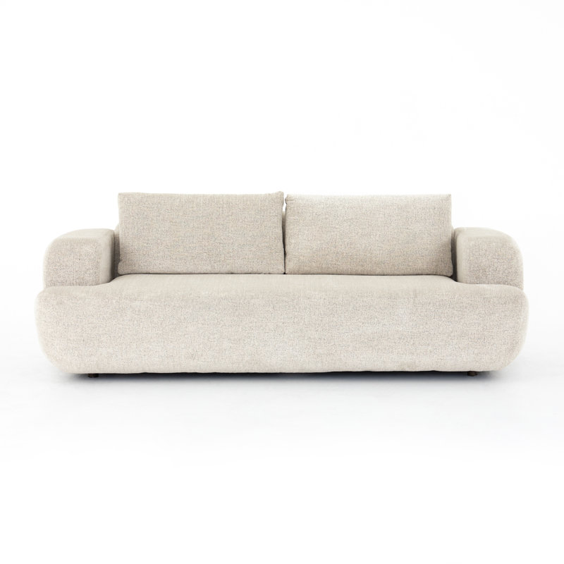 Benito Sofa, Beige 100% Polyester