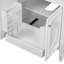 Meuble-lavabo 30 po avec lavabo, deux portes avec tablette, charnières de porte à fermeture en douceur, style rétro, blanc