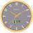 Lobby Metal Wall Clock with Date, Day & Temperature Display, C4830