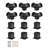 4x4 Inch Pergola Bracket Kit Inner 3.5x3.5 3- and 4-Way Brackets with Bases-116729372