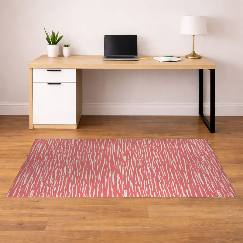 Tapis de bureau léger Spectrum Strands, 72" W x 48" D, Vieux rose