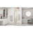 DreamLine Unidoor 36 - 37 inch W x 72 inch H Frameless Hinged Shower Door with Support Arm in Chrome-121900647-125844134