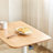 Burlywood+White Rectangular Solid Wood+Aluminium Alloy End Table-1209101042
