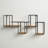 Kennelly 6 Bottle Wall Mounted Wine Bottle & Glass Rack in