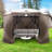 12x12FT Pop Up Gazebo Screen Tent Screen House for Camping, Screen Room with Mosquito Netting, Hub Tent Instant Screened Canopy with Carrying Bag and Ground Stakes-102383235