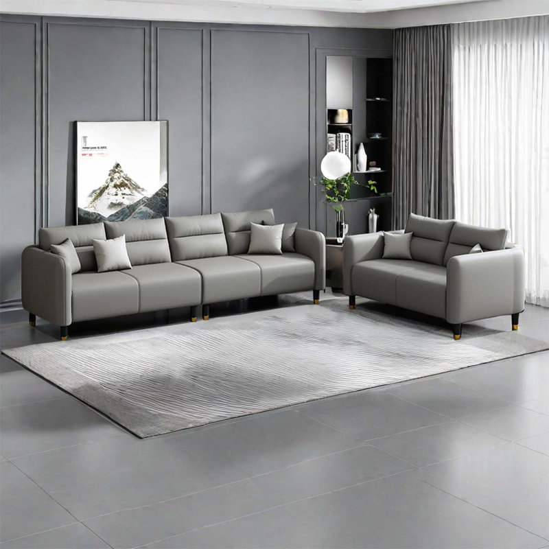 Ensemble de salon en faux cuir Monsita