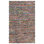 Tapis naturel / multicolore en jute / sisal à tissage plat Herzig