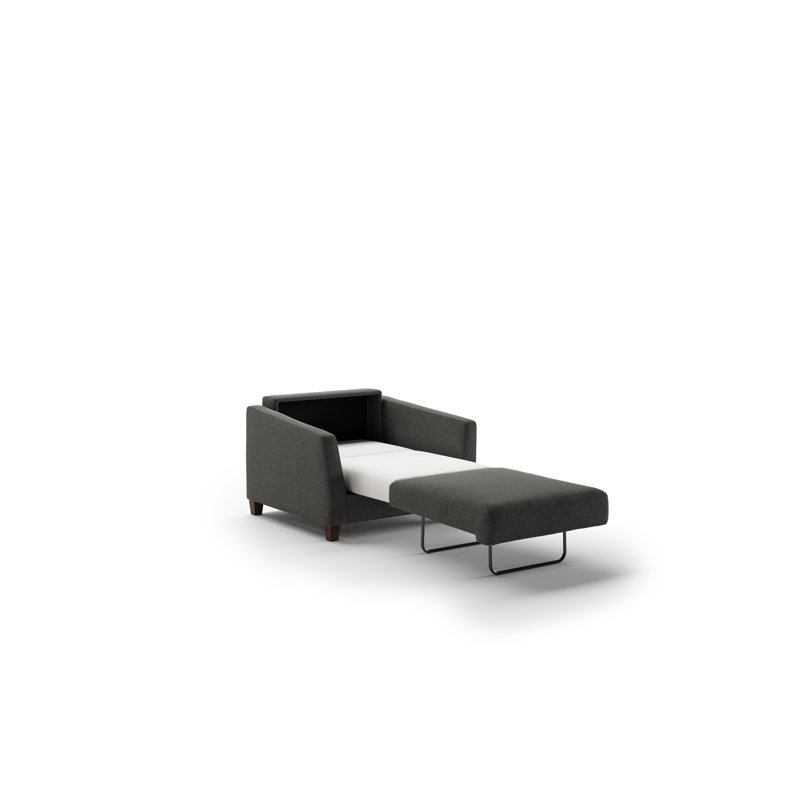 Monika Cot Chair Sleeper, Dark Gray