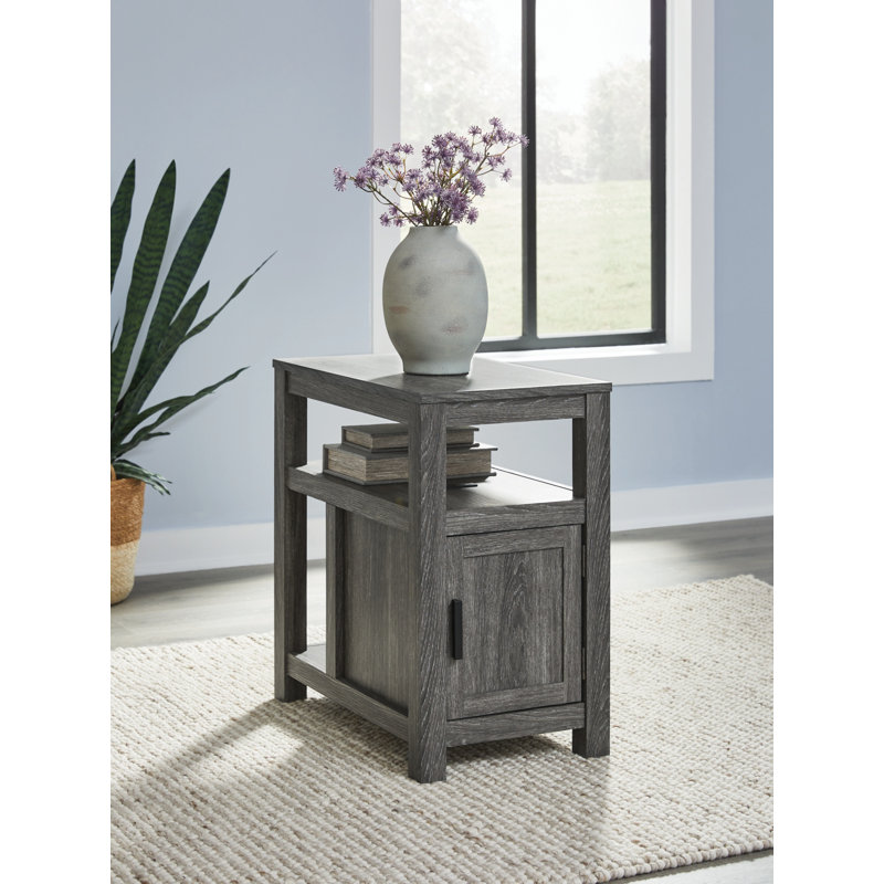 Table de bout Fendenmore, Gris, Gris