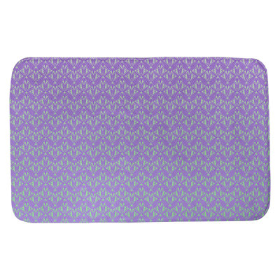 Tapis de salle de bain déco Leffel