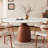 5Pcs Dining Set With 4 Upholstered Chairs-44707359-44707346