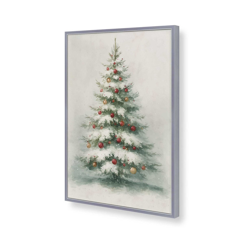 Reproduction d'art Evergreen Glow, 12 po x 16 po, Chrome poli