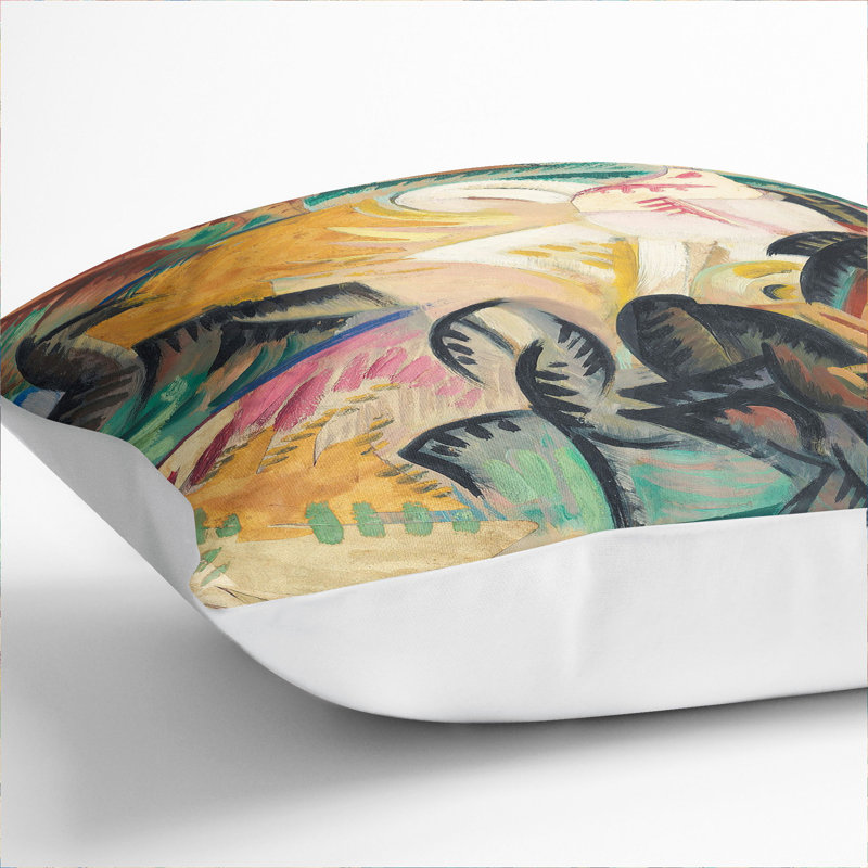 Square Cushion, 40cm H x 40cm W x 15cm D, White