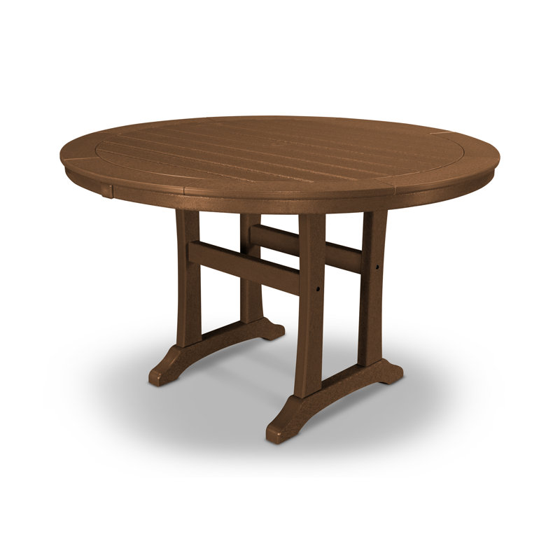 Table de salle à manger Nautical Trestle, Teck