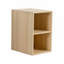 Meuble-lavabo mural 36 po avec lavabo en céramique blanche et tablettes de rangement et 1 porte à fermeture en douceur, contreplaqué, chêne blanc-129864476-129864477