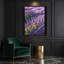 "Watercolor Botanical" 13, art mural sur toile mauve-35166174