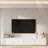 Tv Stand With 4 Drawers, Faux Marble Tabletop And Curved Profile Design-897881693